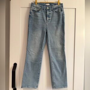 Good American Always Fits size 6-12 Good Legs Straight